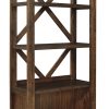 Baldridge Large Bookcase - Rustic Brown