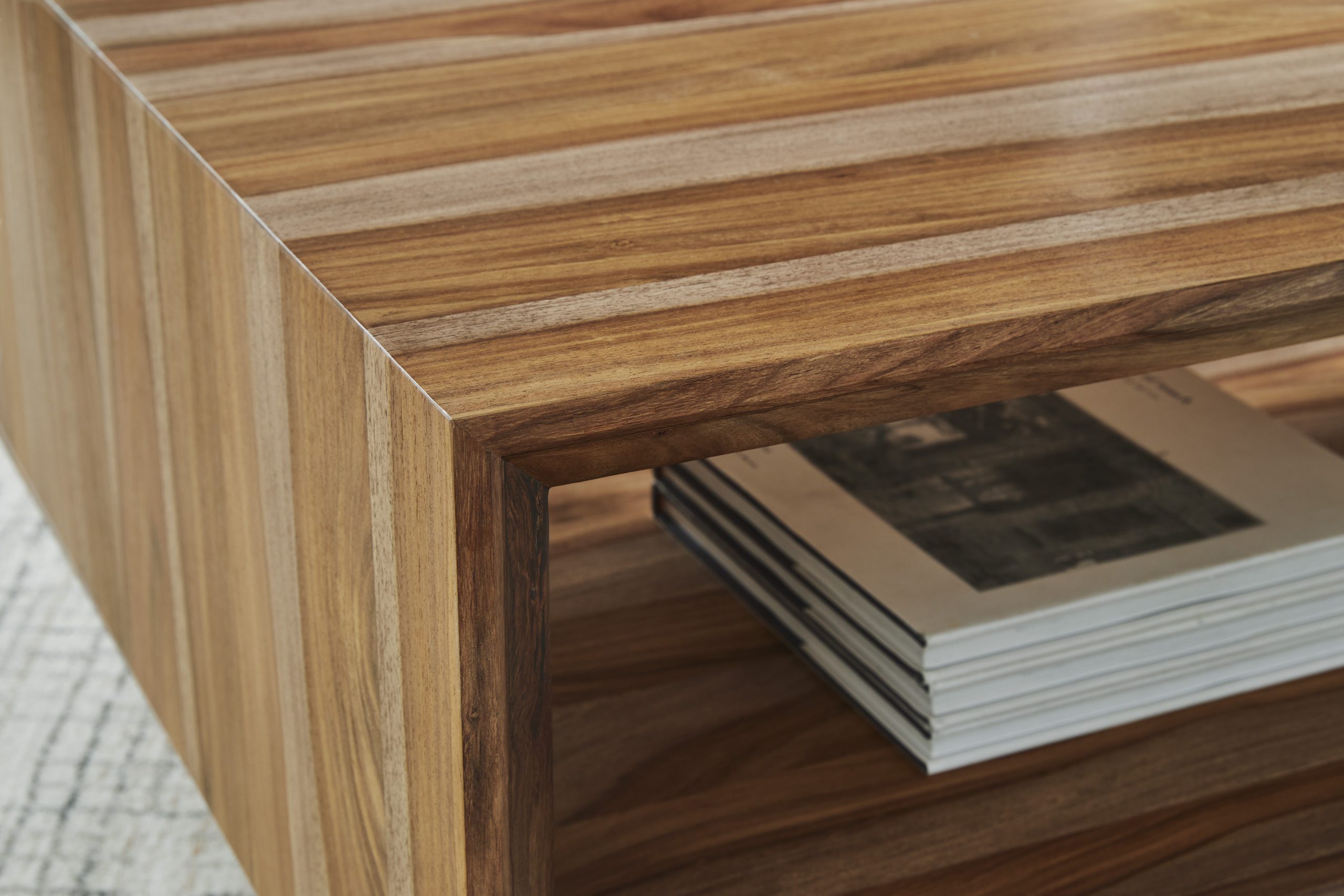 Dressonni Rectangular Cocktail Table - Brown - Image 5