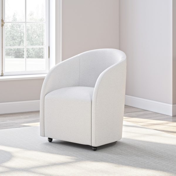 Korestone Home Office Desk Chair - White - Image 7