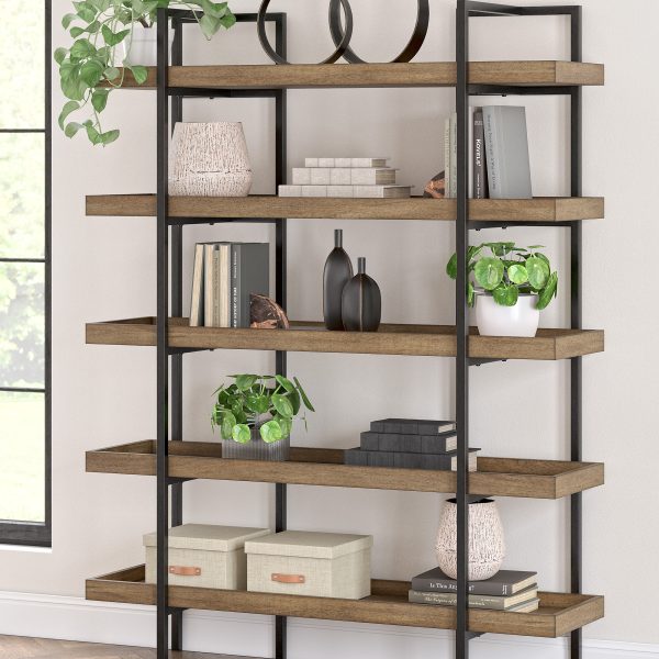 Montia Bookcase - Light brown - Image 7
