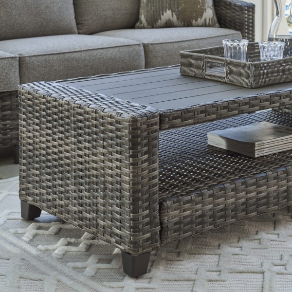 Oasis Court Sofa/Chairs/Table Set - Gray - Image 6