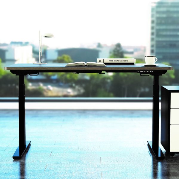 Quickie 2, Two Leg Deluxe Electric Base (2 stage) - Black