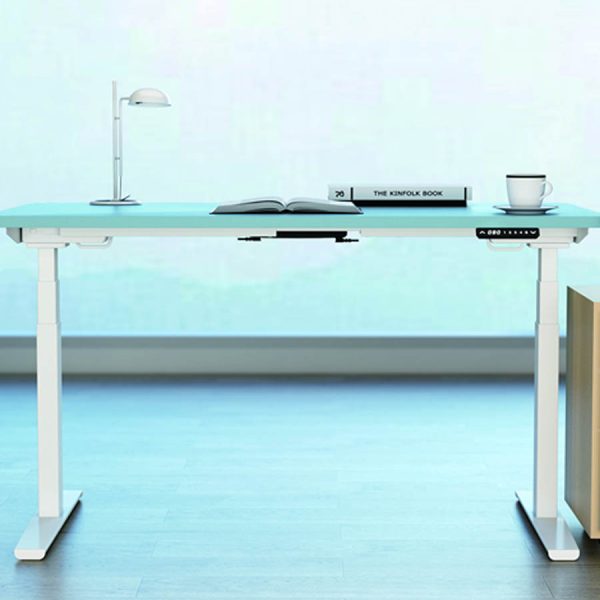 Quickie 2, Two Leg Deluxe Electric Base (2 stage) - white