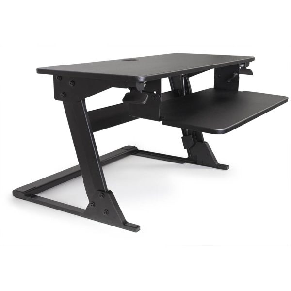 Volante 36" Desktop Sit-Stand Workstation - Black