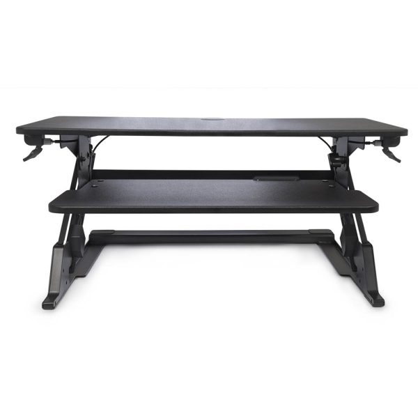 Volante 36" Desktop Sit-Stand Workstation - Black - Image 2