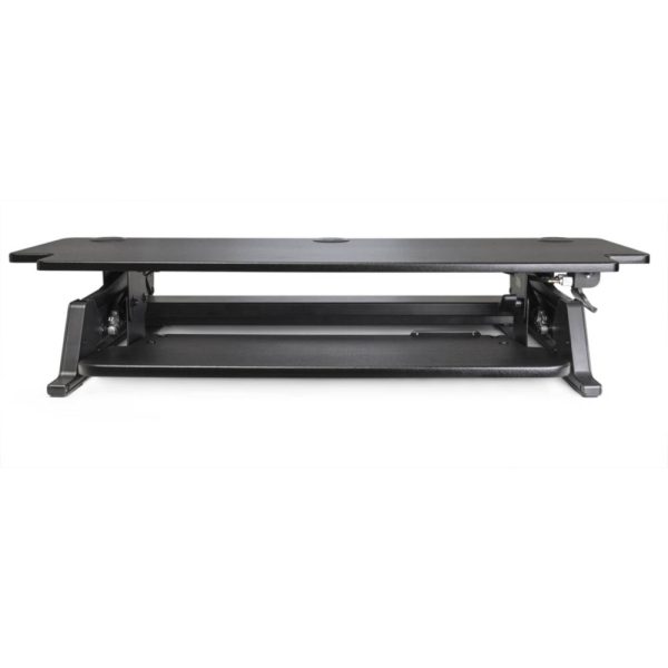 Heavy Duty 42" Desktop Sit-Stand Workstation - Black - Image 3
