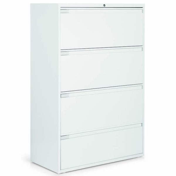 9336P-4F1H - Fixed Drawers - Black