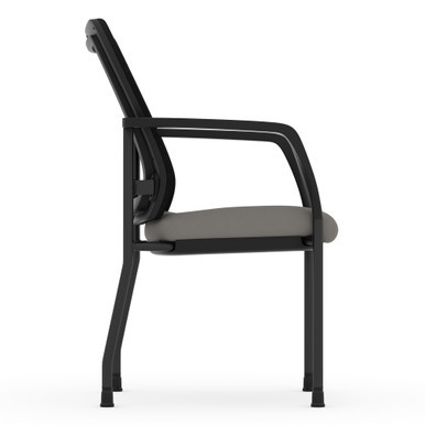 OfficeSource | CoolMesh | Mesh Back Stacking Chair - Celestial Blue Fabric Seat - Image 20