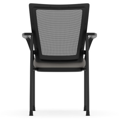 OfficeSource | CoolMesh | Mesh Back Stacking Chair - Black Fabric Seat - Image 21