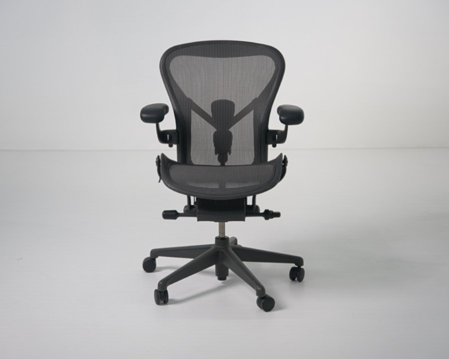 Herman Miller Aeron Classic task chair with PostureFit lumbar support in black