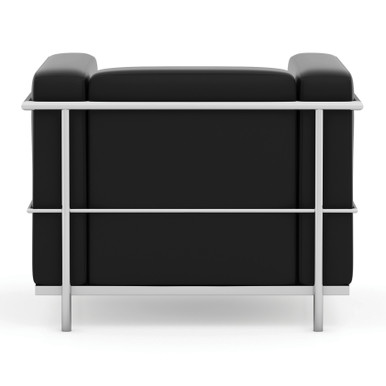 OfficeSource | Madison | Club Chair with Chrome Frame - - Image 5