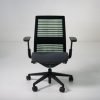 Refurbished Steelcase Think V2 task chair in black