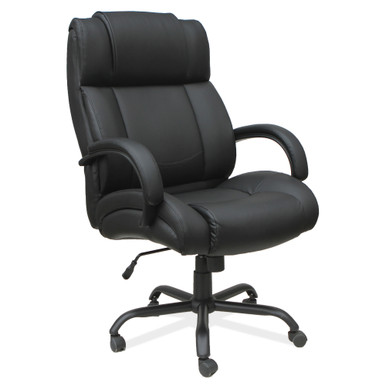 OfficeSource | OS Big & Tall | Big and Tall High Back Chair with Black Base -