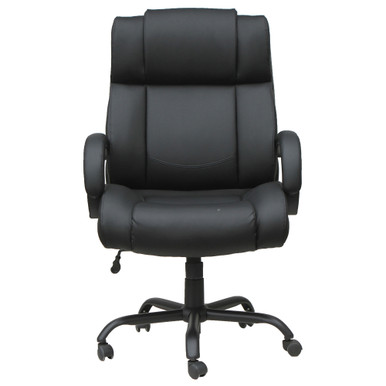OfficeSource | OS Big & Tall | Big and Tall High Back Chair with Black Base - - Image 4