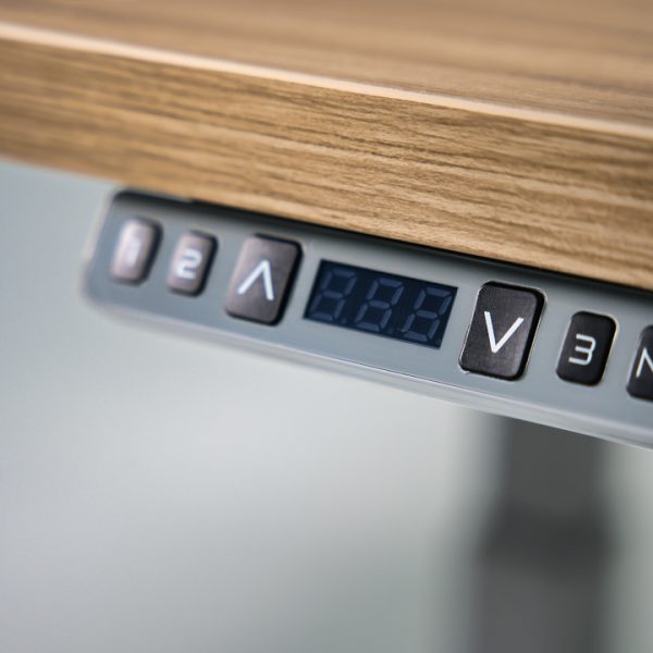 Teknion HiSpace sit-stand desk height adjustment control panel